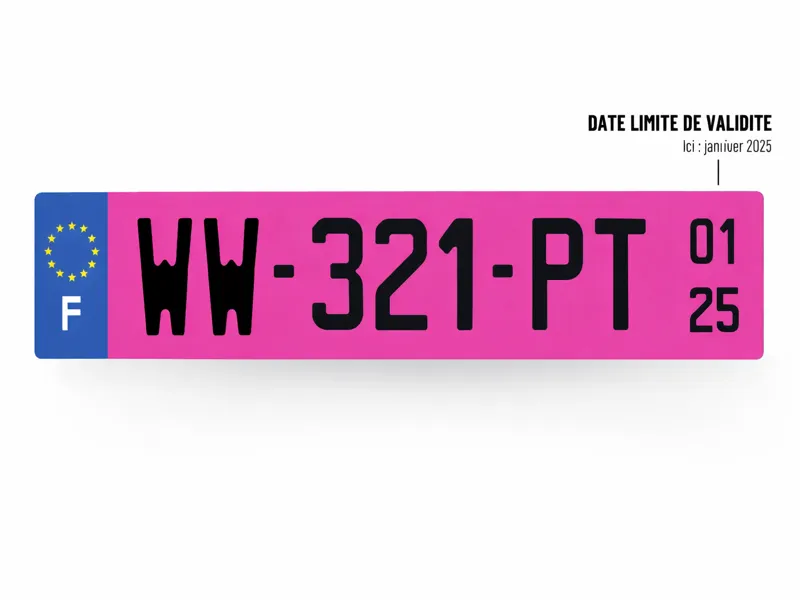 plaque-d'immatriculation-rose