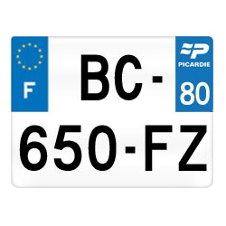 immatriculation moto departement 80